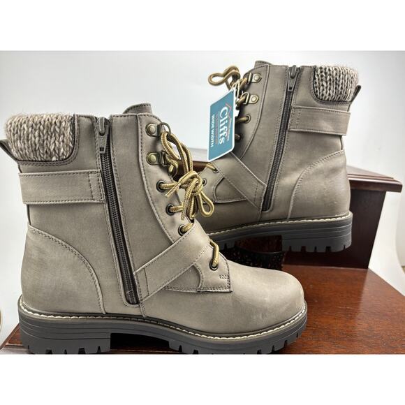 Cliffs By White Mountain Marlee Womens Ankle Boot Stone Size 8.5 W - Picture 2 of 16